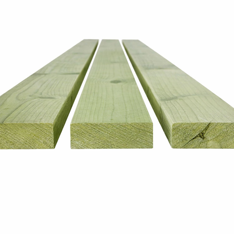 Vuren geïmpregneerd groen 28x70mm